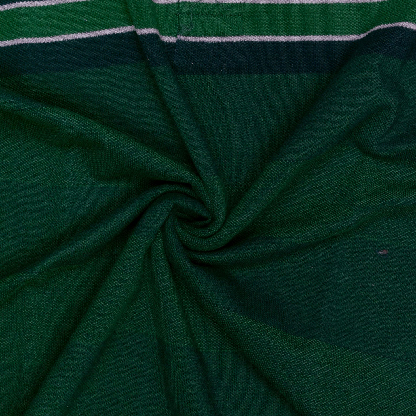 Green Chest Stripe Polo T-shirt